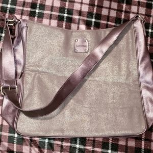 Calvin Klein magenta large tote like new